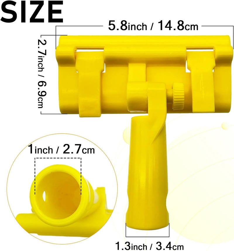 YLTOLOO Drywall Skimming Blade Handle Adapter, Only Compatible with Skimming Blade Tools, 180°Adjustable Blade Handle Bracket Tool - Image 2